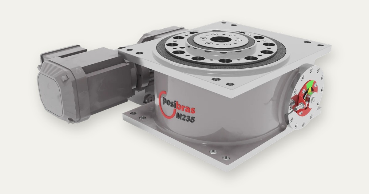 Mesa indexadora M235 da Posibras